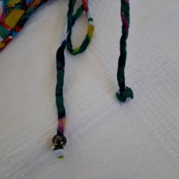 Lauren Ralph Lauren women's 1X Rainforest Tropical Farrah Mini swim cover up - Picture 8 of 11